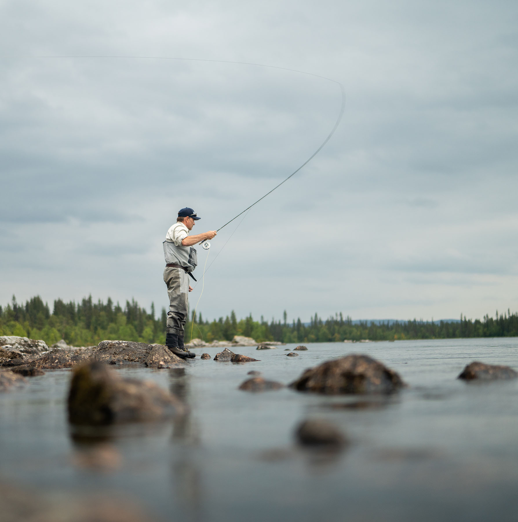 In my home waters Kiruna Lappland